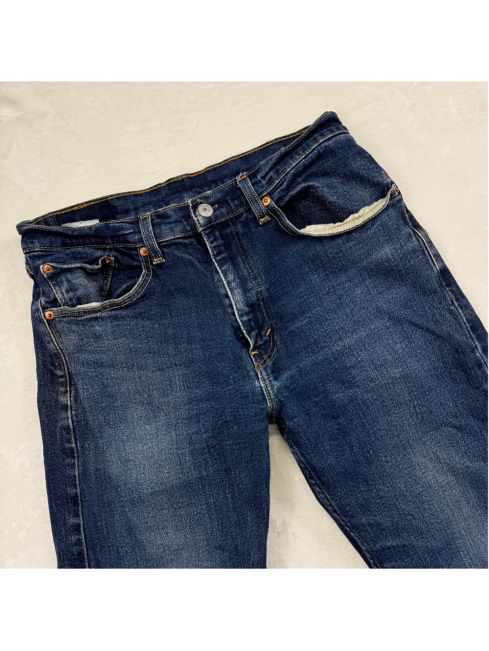 Men's Levi's 505 32x32 Regular Straight Leg Jeans Medium Wash